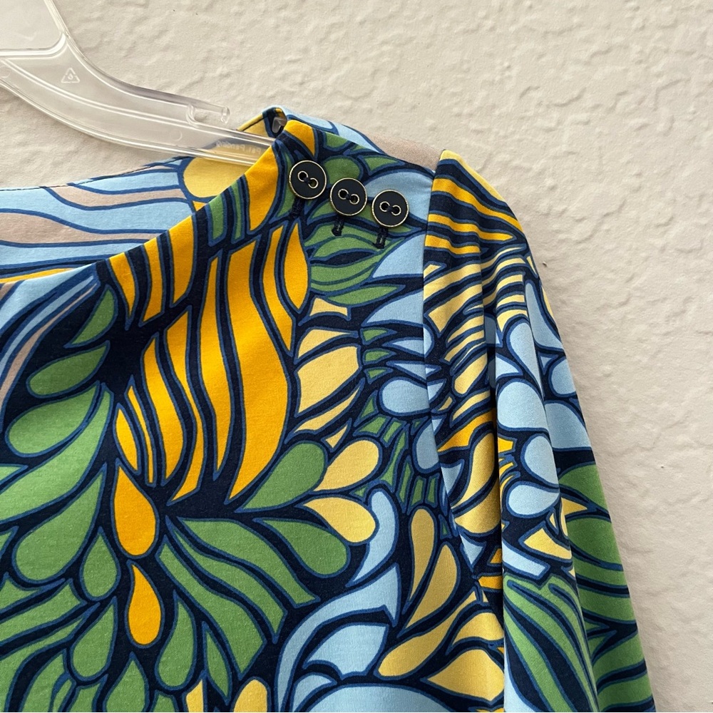 J. Mclaughlin Abstract Print Tee Size S - image 4